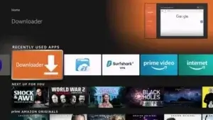 Launch Downloader on FireStick