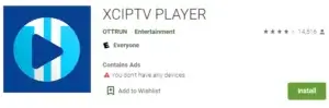 Search XCIPTV Player in Google Play
